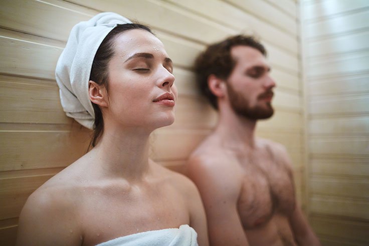 Los saunas… bueno, casi: en este espacio de relajación solo se debe escuchar la respiración de la persona que se tiene al lado
