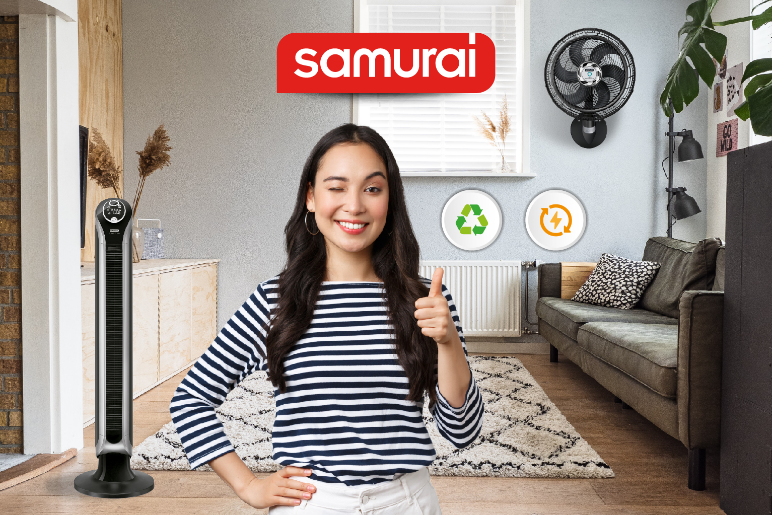 ¿Cómo ahorrar energía con un ventilador Samurai?