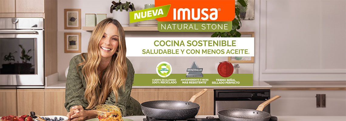 IMUSA Natural Stone: ¡Lleva el movimiento sostenible a tu cocina!