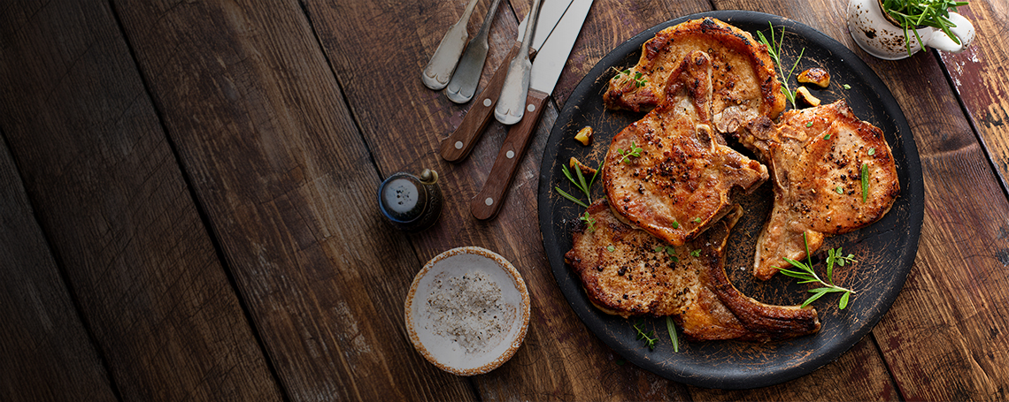 Chuletas de cerdo al sartén: Un receta jugosa y deliciosa